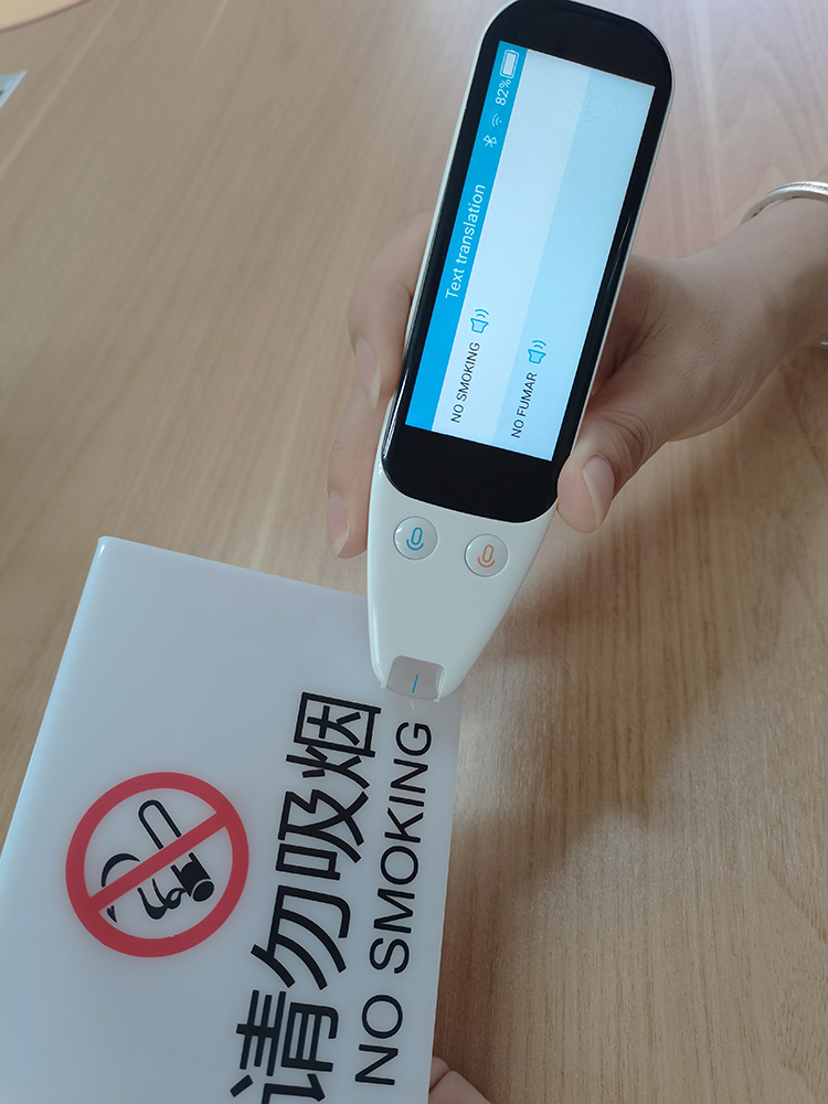 3.46 inch touch screen 4g wifi two ways instant multilingual scan translation real time language smart voice translator device