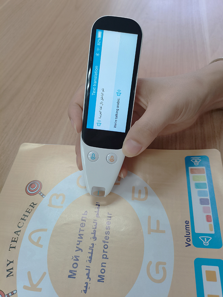 3.46 inch touch screen 4g wifi two ways instant multilingual scan translation real time language smart voice translator device