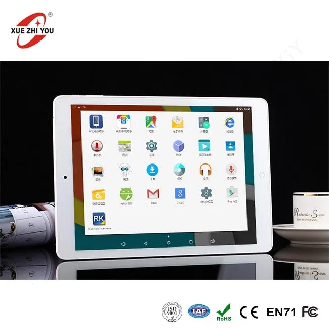 Hlau Tablet Hauv 5.1 9.7 '' Tablet RAM 2GB1024 * 768 Resolution IPS Screen ROM 32gb Ntsiav tshuaj