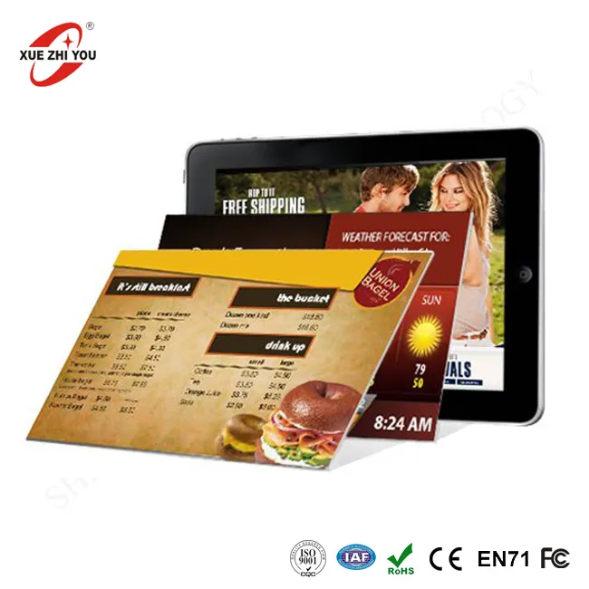 Portable Daim Ntawv Ceeb Toom Cov Khoos phib tawj PC Rau Ordering Food Online