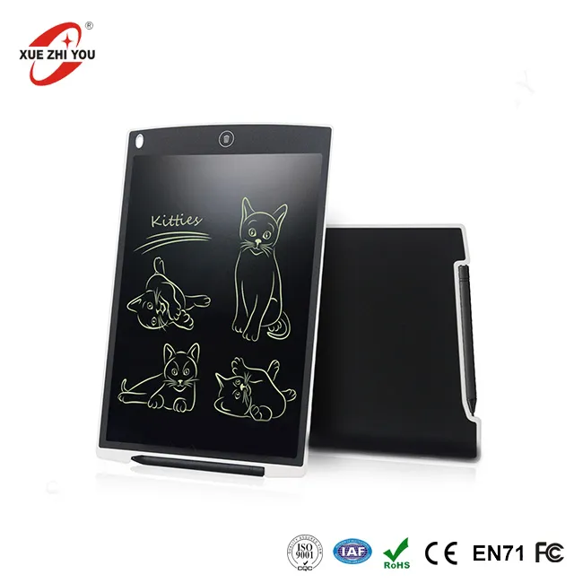 Environmental 12 Txhuam Electronic LCD Sau ntawv Tablet Rau Kev Sau Ntawv