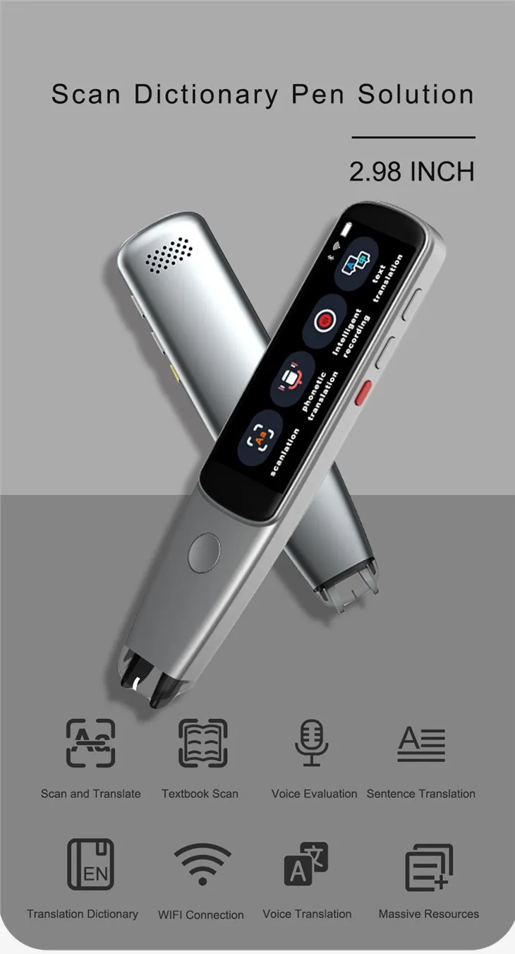 Tshiab Advance Scanner Electronic Pen Reader Rau Kev Kawm Lus