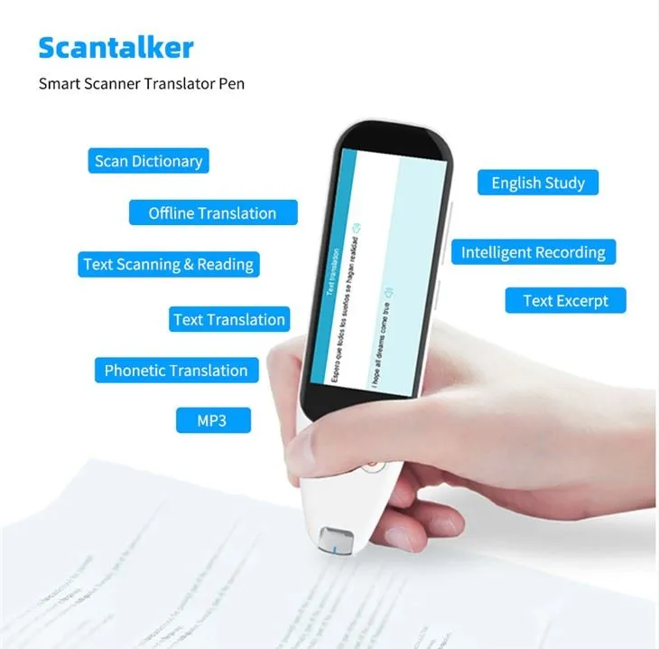 Tshiab Voice Language Scanner Txhais cwj mem